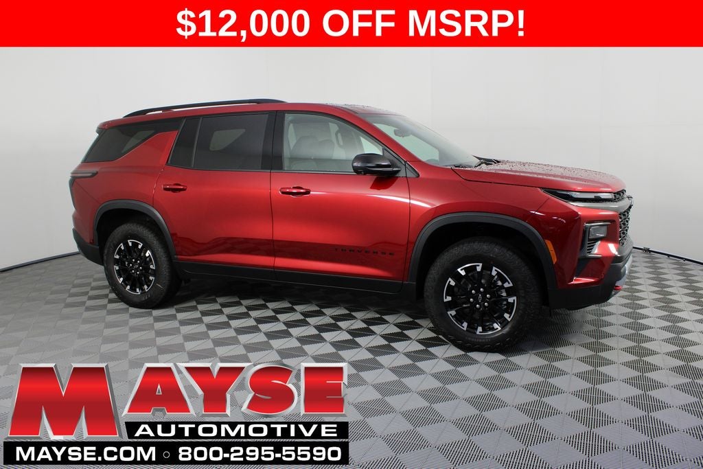 2026 Chevrolet Traverse Z71 in Radiant Red Tintcoat — front three-quarter view