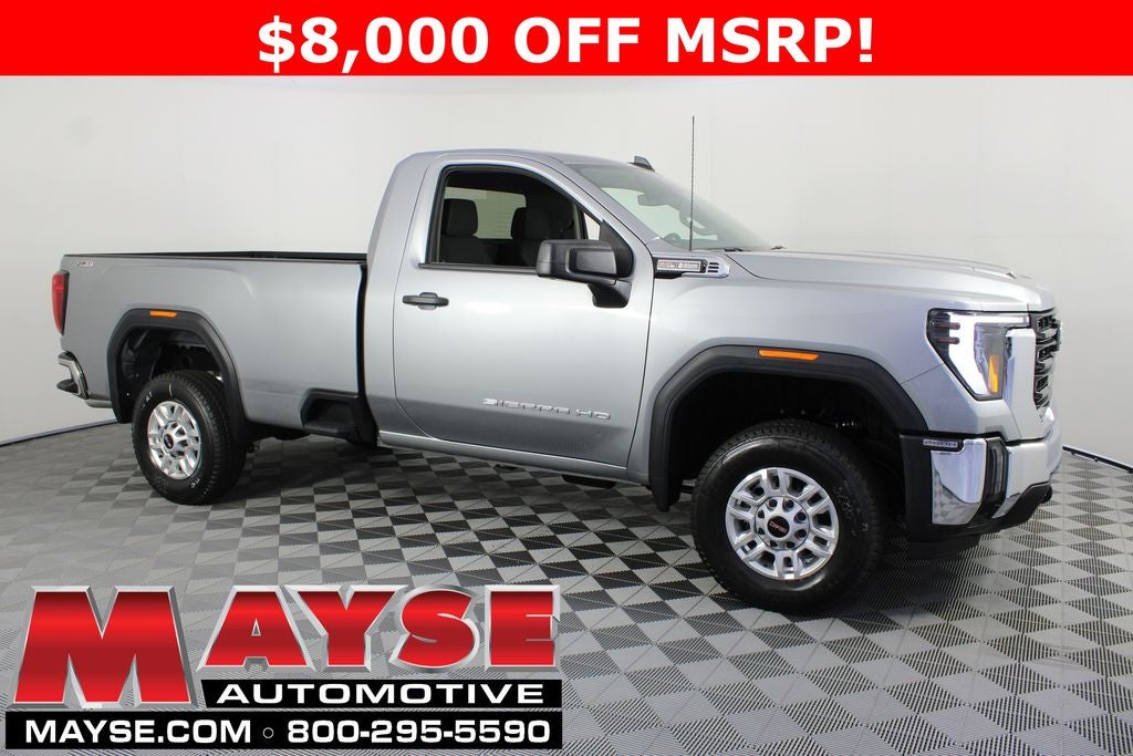 2026 GMC Sierra 2500HD Pro in Sterling Metallic — front three-quarter view