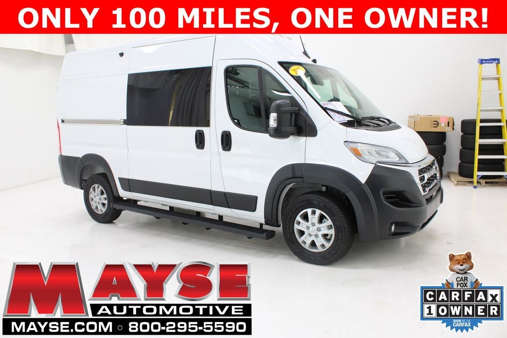 2025 RAM ProMaster 1500 Base in Bright White Clearcoat — front three-quarter view